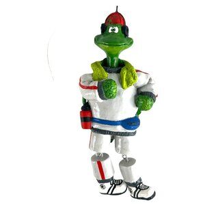 Turtle Jogger Runner Christmas Ornament Jointed  With Headphones & Sneakers 5.5”